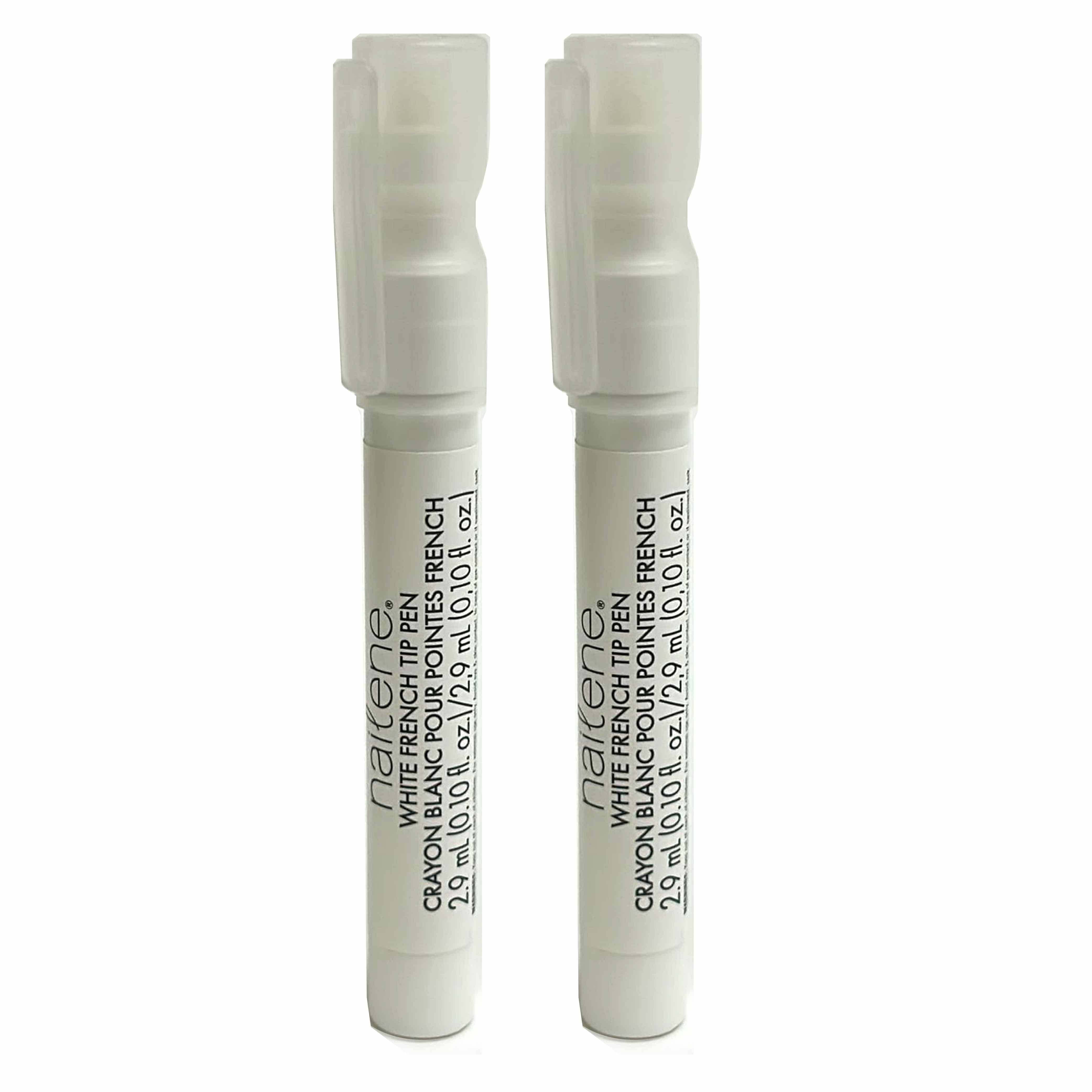 2 Pc Nail Art Polish Pen French Manicure White Tip Pedicure Traditional Nails
