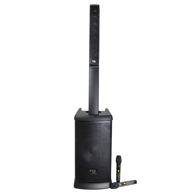 Bocina Torre De Audio Fol 10 Pulgadas Subwoofer 420w 6 Bocinas Color Negro FS-T888