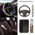 thumbnail image 3 of Uorisanigo Cow Print Car Interior Seat Covers Funny Seat Cover Full Set Car Accessories with Auto Steering Wheel Covers,Cars Seats Belt Cover,Auto Trash Can,Vehicle Vent Storage Gift for Friends, 3 of 7