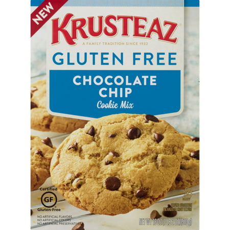 (12 Pack) Krusteaz Gluten Free Cookie Mix Chocolate Chip, 18.0