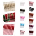 thumbnail image 6 of SSBSM 1 Roll Christmas Themed Wrapping Ribbon Fadeless Net Yarn Party Wreath Decorative Ribbon Party Decor, 6 of 8