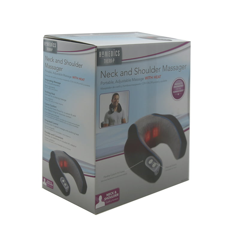 HoMedics Thera-P Neck and Shoulder Massager with Heat, NMSQ-200 