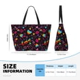 thumbnail image 4 of Xecao Lgbt Rainbow For Pride for versatile beach bag for women includes zipper pockets and waterproof material, ideal for vacations and adventures., 4 of 7