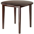 thumbnail image 6 of Pemberly Row 3-Piece Drop Leaf Transitional Solid Wood Dining Set in Rich Walnut, 6 of 12
