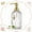 Clear-golden Pump, variant on 18 Oz Glass Soap Dispenser with Rustproof Stainless Steel Pump, Reusable Vertical Strip Hand Soap Dispenser, Premium Refillable Liquid Soap Dispenser for Kitchen and Bathroom