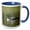 Blue/White, variant on 3drose, British Columbia, Kamloops, Common Loon Bird-cn02 Bja0004 - Janyes Gallery, 11oz Magic Transforming Mug
