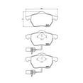thumbnail image 4 of Brembo P85085 Brake Pad -, 4 of 4