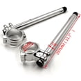 thumbnail image 2 of HTTMT- CNC 7/8" 53mm Handlebars Fork Tube Universal Clip On Ons Handle Bar Compatible with KTM BMW, 2 of 7