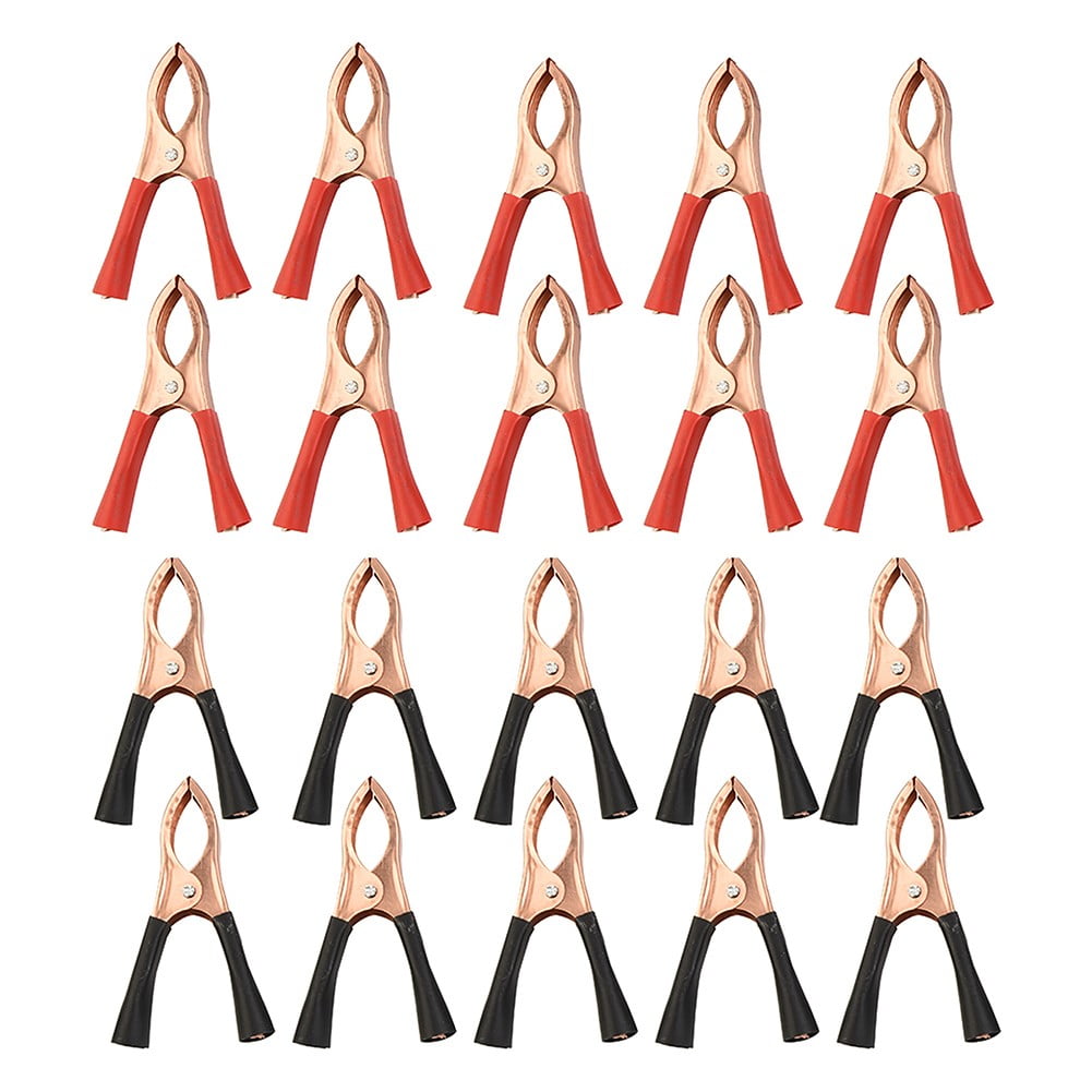 BCLONG 50A Heavy Duty Crocodile Clips Large Battery Electric Test Charge 50 Amp Clip