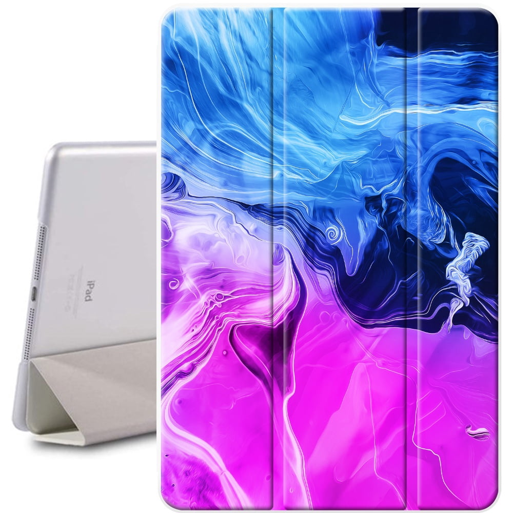 Slim Protective Shell For IPad Air 4 10 9 2021 Blue Purple Trifold slim-protective-shell-for-ipad-air-4-10-9-2021-blue-purple-trifold