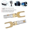 thumbnail image 4 of Speaker Wire Plug, No Welding Required, Speaker Connector, Gold-plated Pure Copper Professional Use For Household Bar Studio, 4 of 8