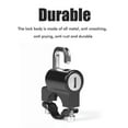 thumbnail image 2 of Motorcycle Helmet Lock Waterproof and Rustproof Motorbike Helmet Lock Hanging Hook Battery Car Helmet Anti Theft Lock, 2 of 4