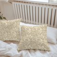 thumbnail image 6 of Throw Pillow Covers 18x18 Inch Set of 2, Beige Spring Floral Waterproof Outdoor Pillow Covers, Farmhouse Flowers Elegant Pastoral Decorative Cushion Pillowcases for Couch, Sofa, Bed, Garden, Patio, 6 of 9
