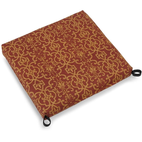 Blazing Needles 20-inch by 19-inch Spun Polyester Chair Cushion