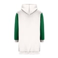 thumbnail image 6 of Jsaierl Women's Long Color Block Zip Up Hoodies Sweatshirts with Drawstring Pockets Casual Fall Travel Tops S-2XL, 6 of 7
