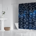 thumbnail image 2 of Math Equations Chemical Structures Blue Pattern Shower Curtain 72"x72" ,Bathroom Decorative Shower Curtains Set with 12 Hooks,Modern Waterproof Washable Shower Curtain, 2 of 6