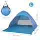 thumbnail image 2 of TFixol Tienda de playa emergente instantánea automática Protección UV ligera para exteriores, 2 of 8