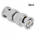 thumbnail image 1 of Conector Coaxial BNC Macho a BNC Macho 2 Piezas ANGGREK Adaptador RF, 1 of 8
