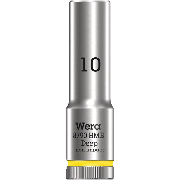 Llave de vaso Wera 8790 HMB profunda 3/8 de 6 puntos SW 10