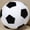 Black, variant on 12" Soccer Ball Stuffed Animals Cartoon Sport Plush Toys Cuddly Plush Doll High Quality Soft Huggable Stuffed Plush Toys(Black)
