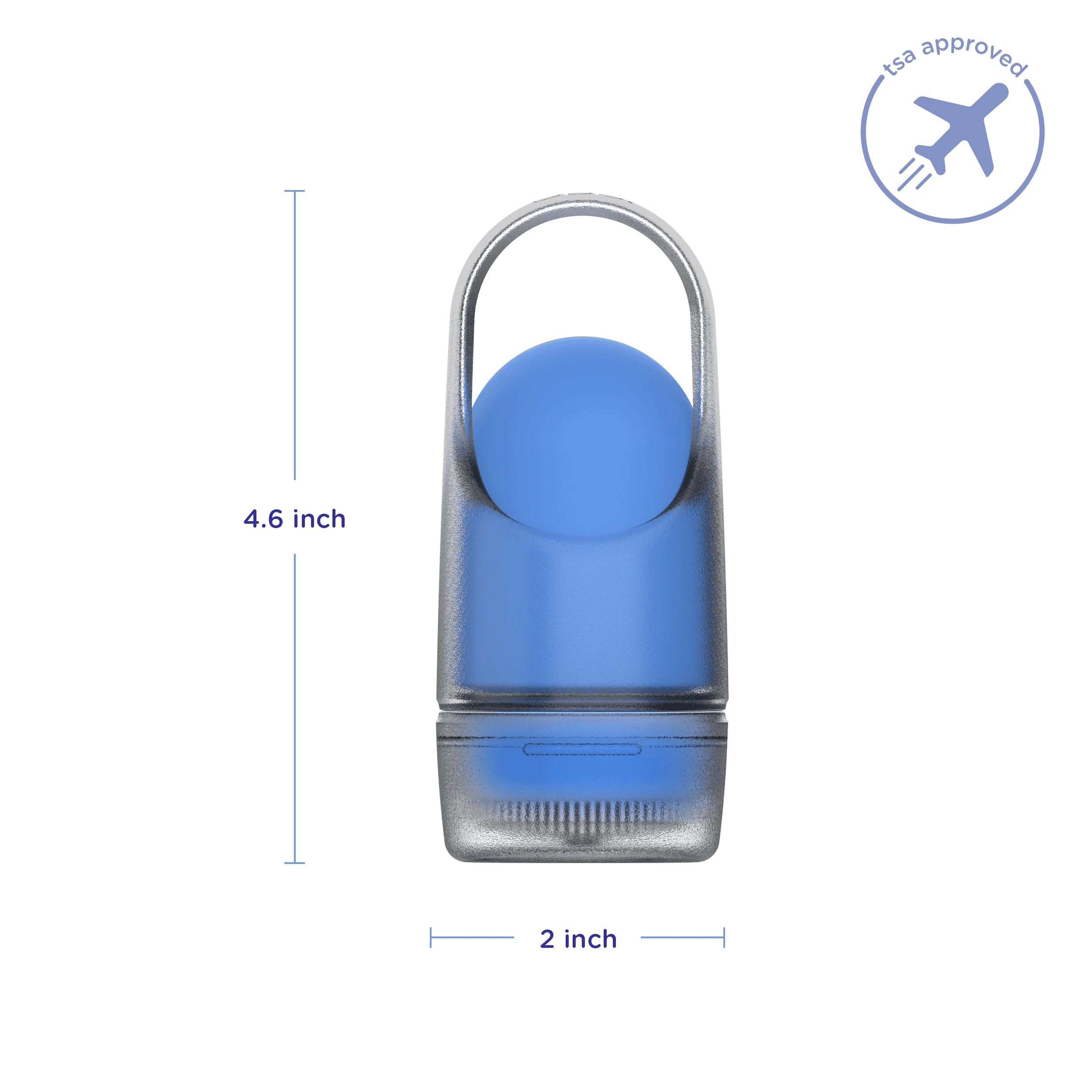 Ubbi Sunsqueeze Refillable Sunscreen Applicator for Babies & Kids, Holds 3.38 fl oz, Blue