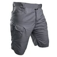 thumbnail image 3 of zuwimk Mens Cargo Shorts,Men's Mini Ripstop Twill Cargo Short Gray,L, 3 of 3