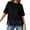 R304-Black, variant on RMGVDSD Womens Summer Tops Lace Round Neck Loose Fit Casual Tee Shirts Basic T-Shirts Top Soft Comfortable Breathable Blouses Versatile T-Shirts