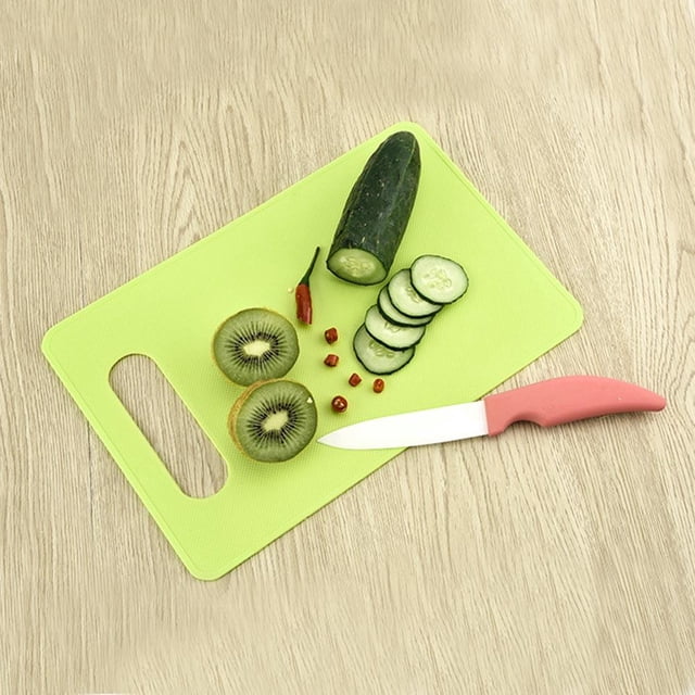 Batería de Cocina Tabla de cortar de plástico antideslizante antibacterias de 10 piezas (verde) Ndcxsfigh Libre de BPA