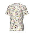 thumbnail image 5 of Vsdgher Cute Cow Print Men's Dry Fit Mesh Athletic Shirts Moisture Wicking Tennis T-Shirt Tops, 5 of 9