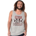 thumbnail image 5 of Father's Day Worlds Best Dad Period Tank Top Sleeveless Tee Men Brisco Brands M, 5 of 6