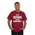 thumbnail image 7 of In my Defence I Was Left Unsupervised-Funny Shirt Unisex Heavy Cotton Tee, 7 of 7