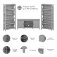 thumbnail image 4 of Key West TV Stand for 70 Inch TV w/ Bookcases in Cape Cod Gray - Engineered Wood, 4 of 7