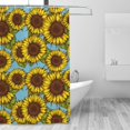 thumbnail image 4 of Sigee Sunflowers for Waterproof Fabric Shower Curtain 72" W x 72" H for Bathroom Shower Curtain, 4 of 5