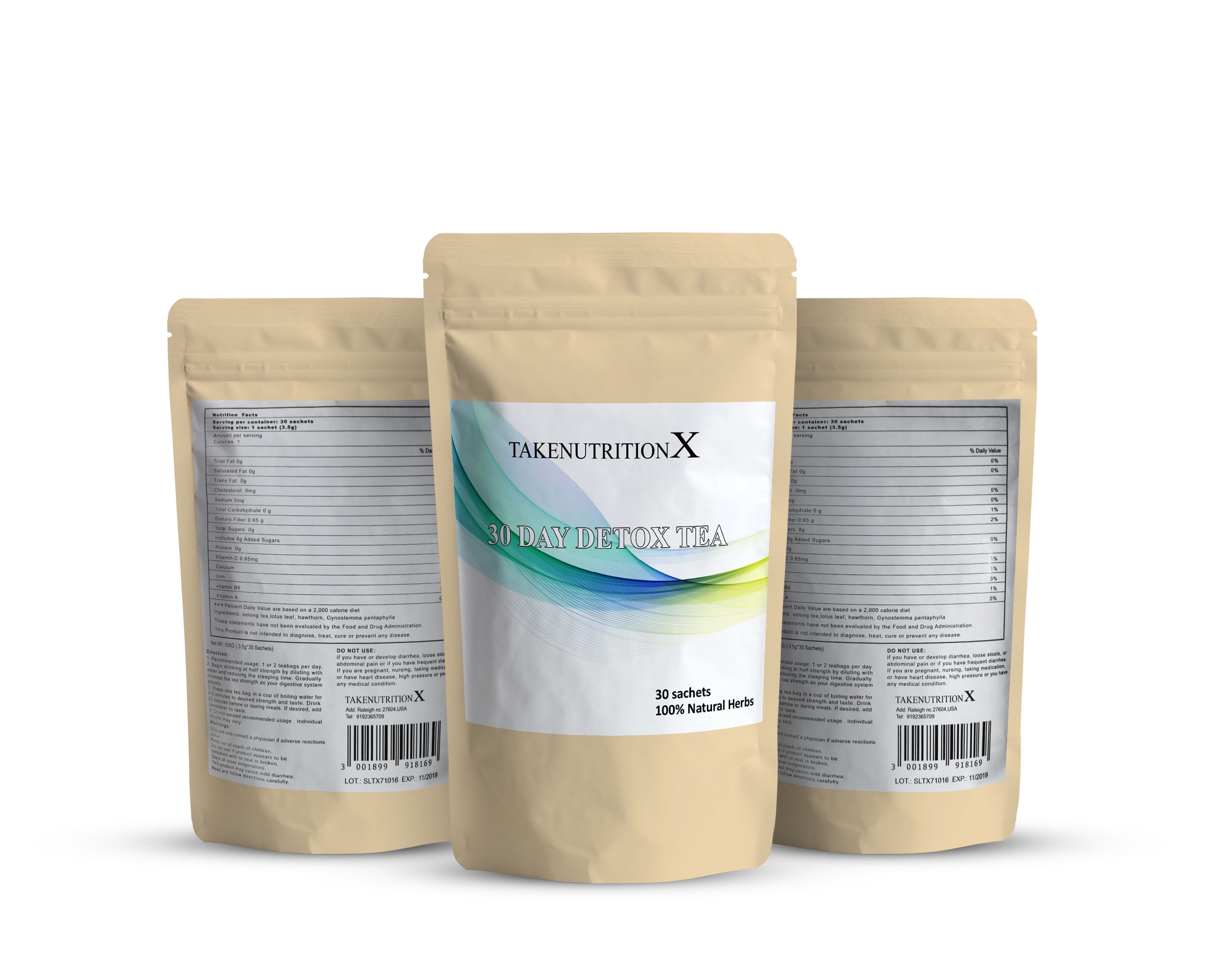 30 Days Detox Herbal Weight Loss Tea Natural Weight Loss, Body Cleanse