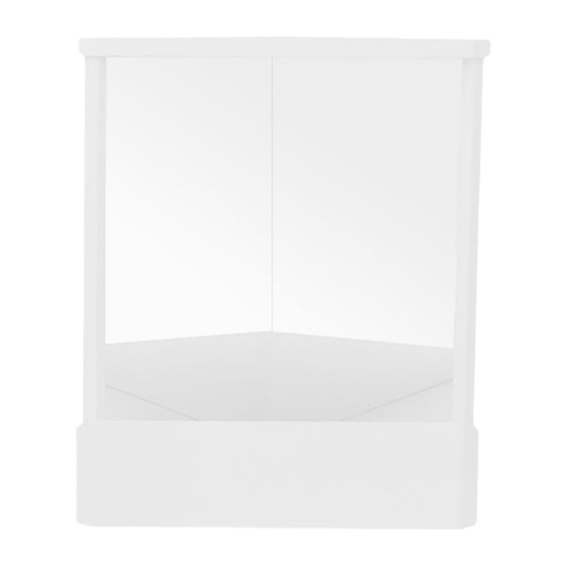 Milaget Miroir Non Inversable Usage Polyvalent Miroir Inversé pour Commode Chambre Table Blanc