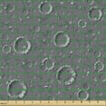 thumbnail image 2 of Ambesonne Space Fabric by the Yard Upholstery, Asteroid Surface Crater, 1 Yard, Dimgrey, 2 of 5