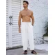 thumbnail image 5 of Pants Casuales Para Hombre Con Cintura Elástica Y Cordón, 5 of 7