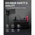 thumbnail image 6 of HULKMAN Sigma 1 Car Battery Charger, 1A 6V/12V Automatic Smart Trickle Charger, Battery Maintainer, and Desulfator with Intelligent Interface, 6 of 7
