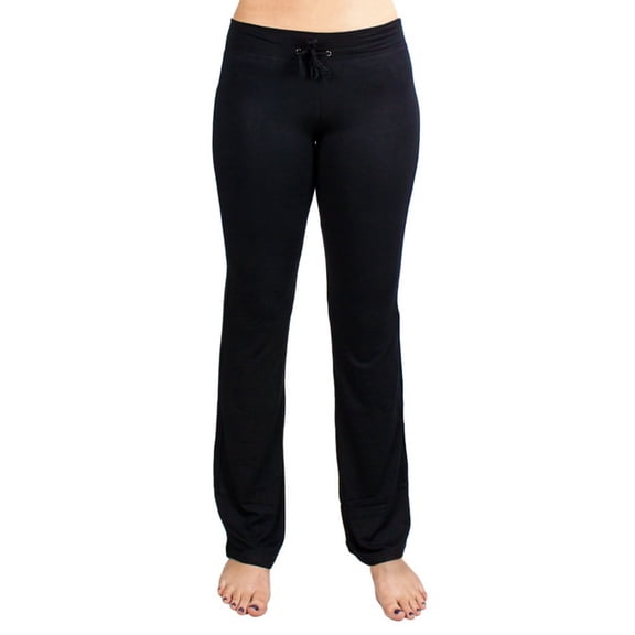 BrybellyHoldings SYOG-831 Small Black Relaxed Fit Yoga Pants