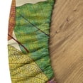 thumbnail image 5 of Ambesonne Autumn Leaves Fitted Round Tablecloth, Colorful Leaf Print, 45"- 56" Diameter, Apple Green and Fern Green, 5 of 5