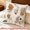 1, variant on Bohemian 2D printed pillowcase, abstract plant pattern, minimalist aesthetics, suitable for living room, bedroom, sofa, office decoration, excluding pillow core