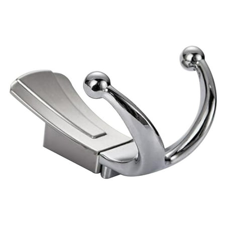 

Coat Hook Heavy Duty Wall Mounted Double Towel Robe Clothes Hook Rack for Bath Kitchen Garage(Bright Chrome)