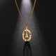 thumbnail image 2 of Skyrim Stainless Steel Colorful Zircon Initial Letter Necklace Women A-Z Alphabet Aesthetic Neck Chain Jewelry Mother Day GiftT&45-50cm Gao Jinjia LED, 2 of 2