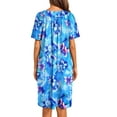 thumbnail image 3 of Avidlove Women's House Dress Floral Print Nightgown with Pockets Comfy Short Sleeve Nightdress, 3 of 7