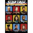 thumbnail image 2 of Junior's Star Trek: The Next Generation Starfleet Crew Portraits Playing Cards Frame  Graphic Tee Black Medium, 2 of 3