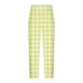 thumbnail image 1 of Puntoco Pantalones casuales largos para hombre, pantalones rectos con cintura elástica y estampado de moda informal de verano para hombre, 1 of 3