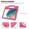 thumbnail image 4 of Kids Friendly Case for Samsung Galaxy Tab A8 10.5 inch X200/X205/X207,Dteck Shockproof EVA Handle Kickstand Protective Lightweight Case Cover for Galaxy Tab A8 10.5" 2022,Rose, 4 of 5