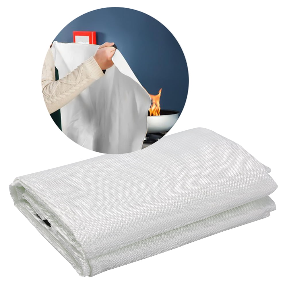 1.5M x 1.5M Fire Blanket Fiberglass Fire Retardant Emergency Survival