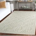 thumbnail image 2 of SAFAVIEH Cambridge Leslie Geometric Wool Area Rug, Light Green/Ivory, 2'6" x 4', 2 of 11