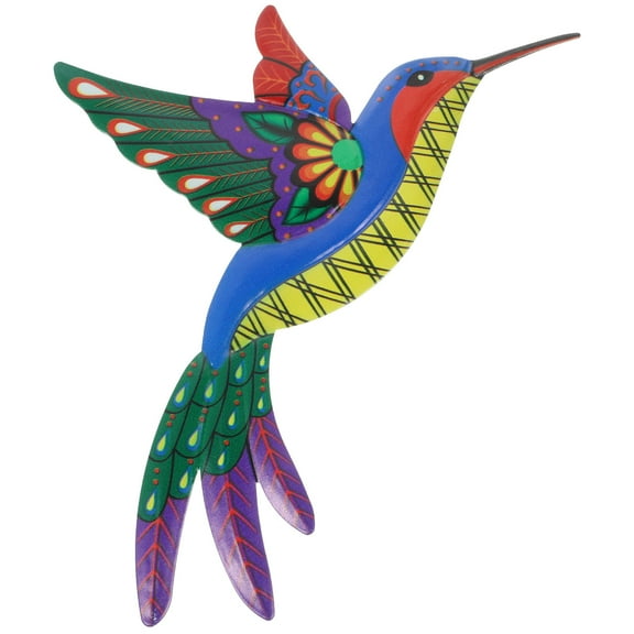 LEORX Hummingbird Metal Garden Decor Sculpture Outdoor Use 1Set